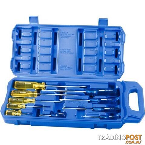 Screwdriver Set Acetate Handle 10 Pieces Kincrome K5052
