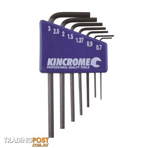 Mini Key Wrench Sets 7 Piece Metric Kincrome K5085