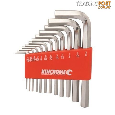 Hex Key Set 12 Piece Imperial Kincrome K5110