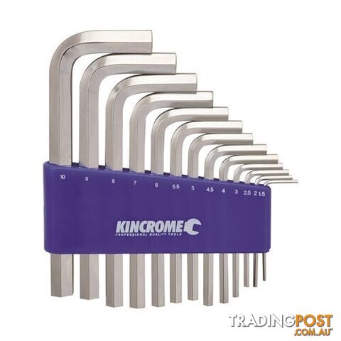 Hex Key Set 13 Piece Metric Kincrome K5111