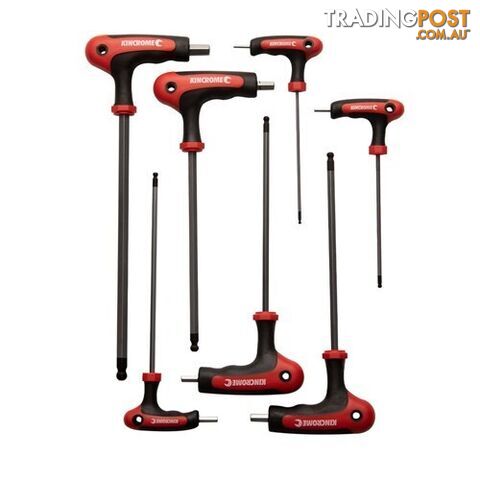 Moulded T-Handle Hex Key Set 7 Piece - Imperial Kincrome K5241
