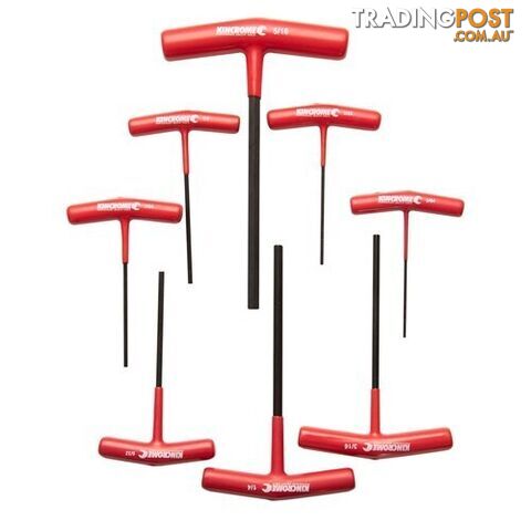 T-Handle Hex Key Set 8 Piece Imperial K5282 Kincrome
