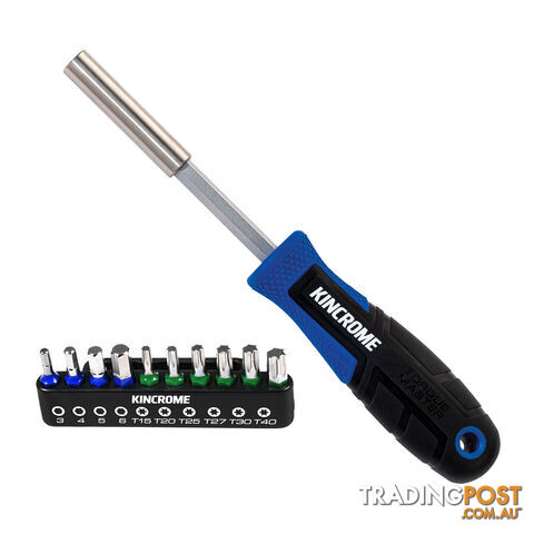 Torque Master Hex & TORX Bit & Driver Set 11 Piece Kincrome K5513