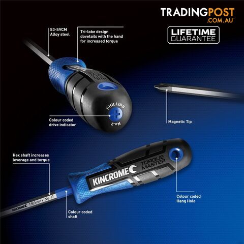Screwdriver Set TorqueMaster® Blade - 8 PIECE Kincrome K5521 - photo 4 of 4