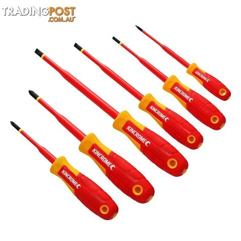6 Piece TorqueMaster VDE Screwdriver Set Kincrome K5618