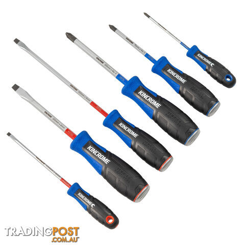 6 Piece Thru Tang Screwdriver Set Kincrome K5702
