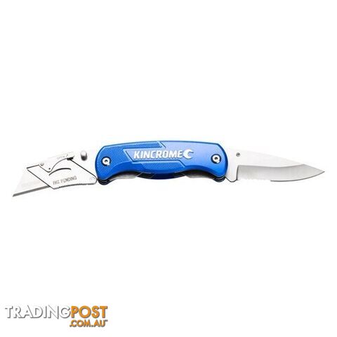 Folding Utility Knife Twin Blade Kincrome K6102