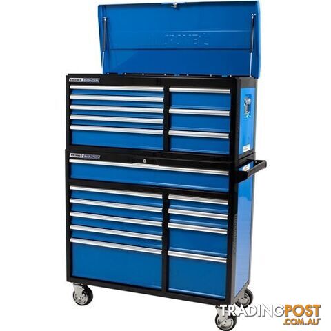 Evolution Extra Wide Deep Chest And Trolley Combo 18 Drawer Kincrome K7994