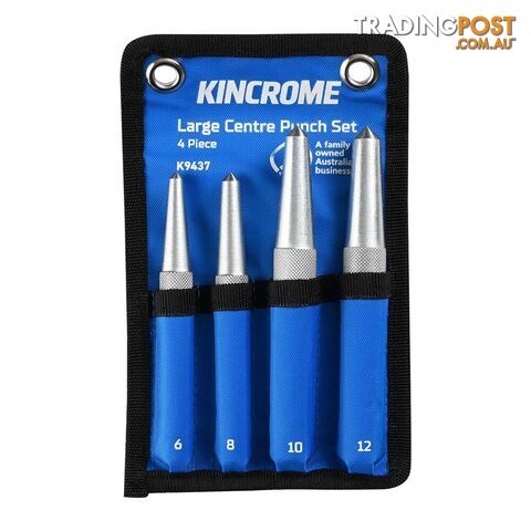 Centre Punch Set 4 Piece Large Kincrome K9437