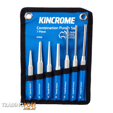 Combination Punch Set 7 Pieces Kincrome K9502