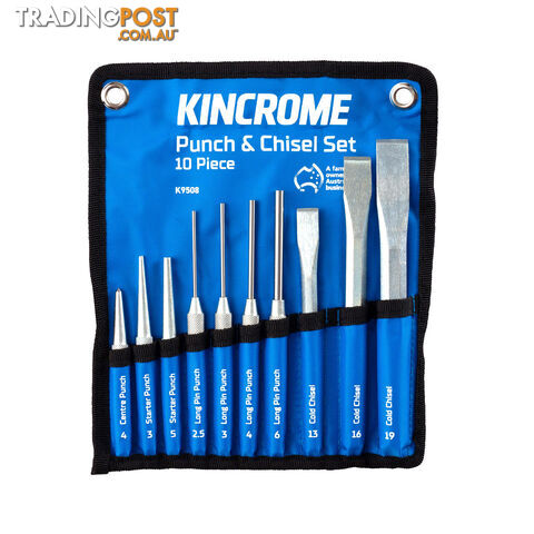 Punch & Chisel 10 Piece Set Kincrome K9508