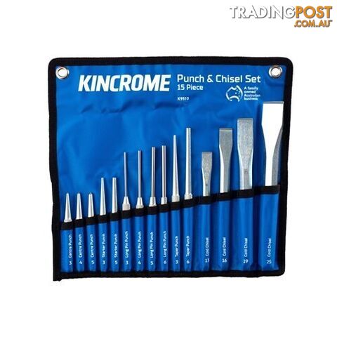 Punch & Chisel Set 15 Piece Kincrome K9510