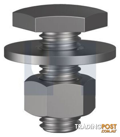 Hot Dip Galvanised Finish Fascia Bold & Nut Class 8.8 Metric Hobson