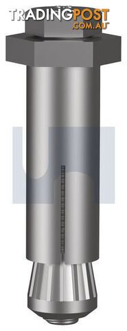316 Stainless Finish HBS-BOLT HEX Blind Install Fully Threaded Hobson