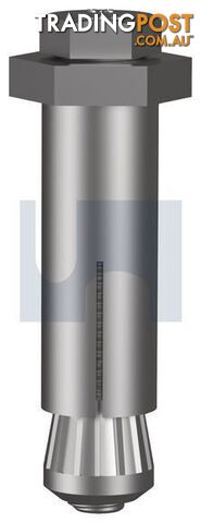 316 Stainless Finish HBS-BOLT HEX Blind Install Fully Threaded Hobson