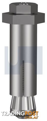 316 Stainless Finish HBS-BOLT HEX Blind Install Fully Threaded Hobson