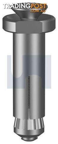 Hot Dip Galvanised Finish HBS-BOLT CSK Blind Install Class 8.8 Hobson