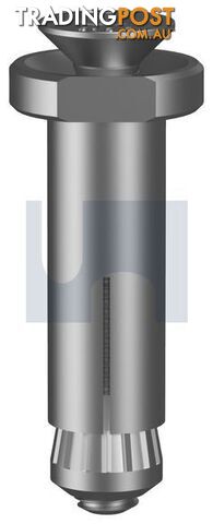 Hot Dip Galvanised Finish HBS-BOLT CSK Blind Install Class 8.8 Hobson