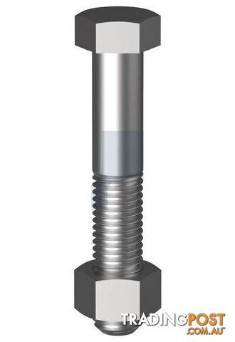 Hot Dip Galvanised Finish Hex Bolt & Nut Class 4.6 Metric Hobson