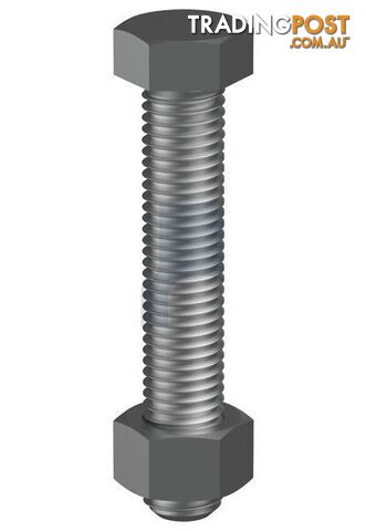 Plain Finish Hex Bolt & Nut Kit Class 4.6 Metric Hobson