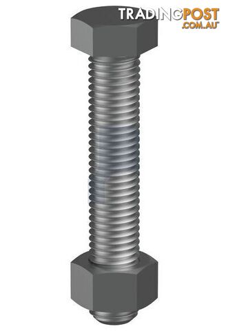 Plain Finish Hex Bolt & Nut Kit Class 4.6 Metric Hobson