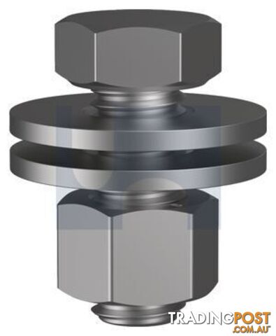 Zinc Plated RoHS Compliant Finish Purlin Hex Bolt Nut Washer Class 8.8 Metric...