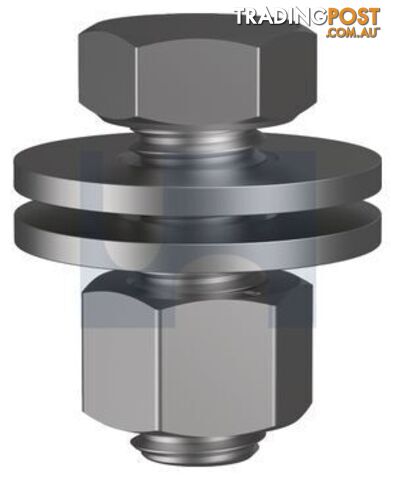Zinc Plated RoHS Compliant Finish Purlin Hex Bolt Nut Washer Class 8.8 Metric...