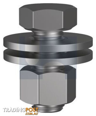 Zinc Plated RoHS Compliant Finish Purlin Hex Bolt Nut Washer Class 8.8 Metric...