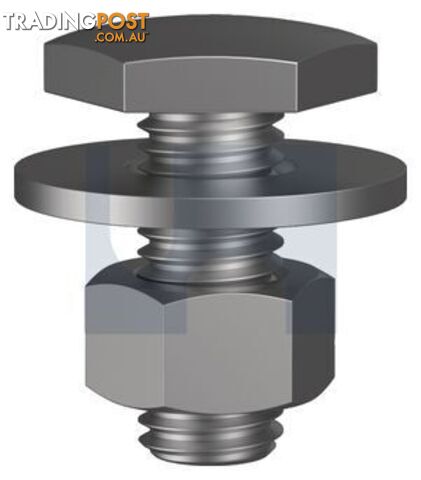 Hot Dip Galvanised Finish Fascia Bold & Nut Class 8.8 Metric Hobson