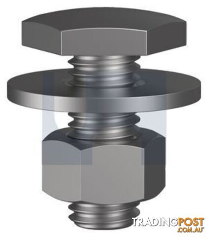Hot Dip Galvanised Finish Fascia Bold & Nut Class 8.8 Metric Hobson