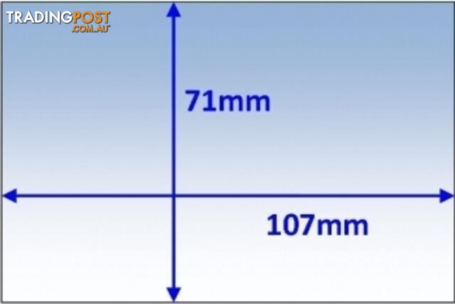 Clear Inner Lens 107 x 71mm Suits Jackson WH70 GDS / Esab New Tech PKT:10