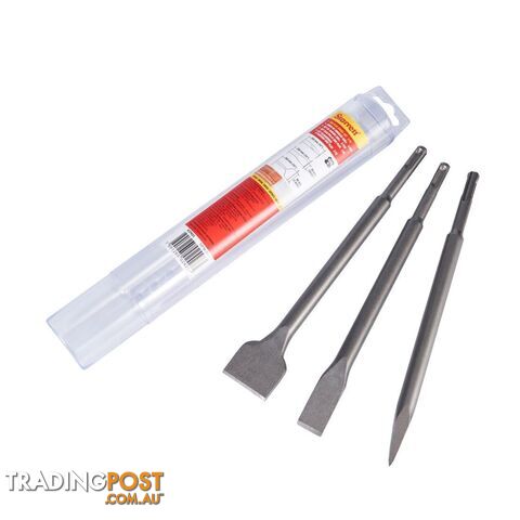5-Piece SDS Drill Bit Set for Stainless Steel, Wood, 10mm Max, 5mm Min, HSS Bits...