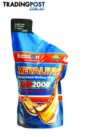 Cutting Fluid Water Soluble Synthetic Coolant 1 Litre XDP2000 Excision 81210-10