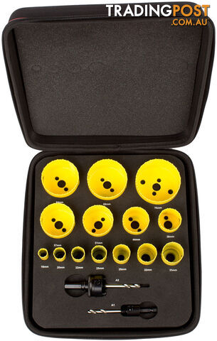 Universal Fast Cut Bi-Metal Hole Saw Kit, General Purpose 14pc – KFC14021