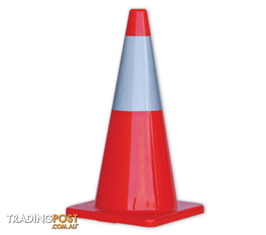 PRO Orange Hi-Vis Traffic Cones With Reflective Band - 700mm Height