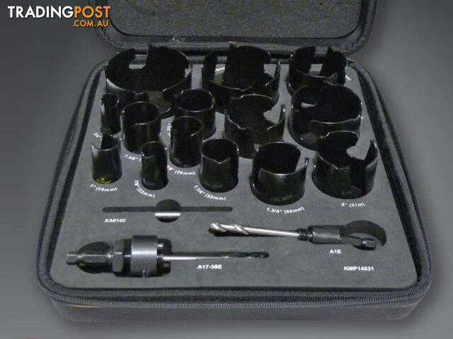 14 Piece Multi-Purpose Carbide Tipped Hole Saw Kit TCT 11880 Starrett KMP14031 - photo 3 of 3