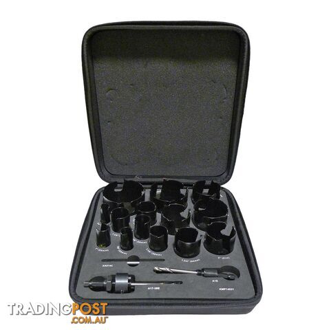 14 Piece Multi-Purpose Carbide Tipped Hole Saw Kit TCT 11880 Starrett KMP14031