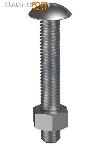 Zinc Plated Finish Metal Roofing Bolt & Nut Combination Phillips Plot Imperial...
