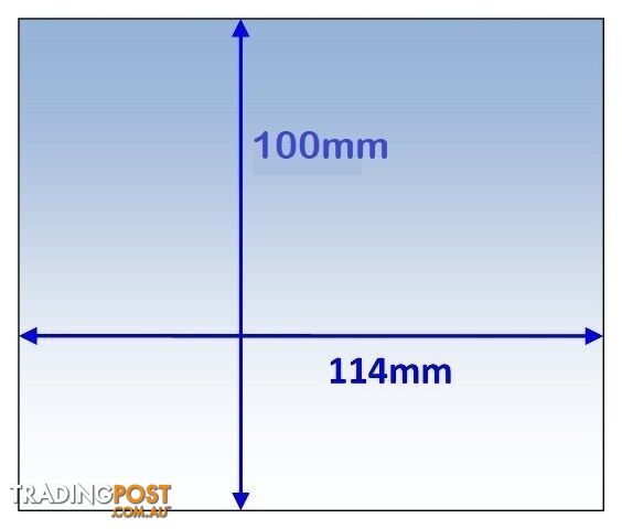 Clear Outer Lens 114 x 100 mm For Lincoln Viking 1740 Series KP3043-1 Pkt : 5