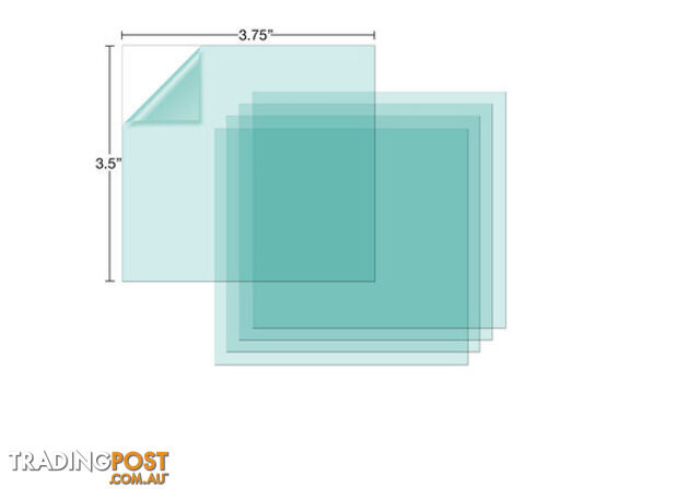 Clear Inner Lens 95 x 90mm Suits Lincoln Viking 3350 Series KP3044-1 PKT:5