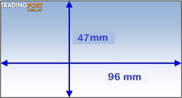 Clear Inner Lens 96 X 47mm For Lincoln Viking 1740 Series KP3283-1 PKT:5