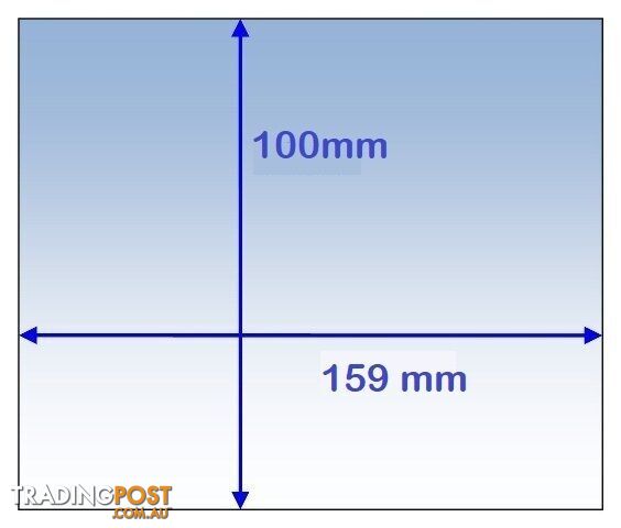 Clear Outer Lens 159 x 100mm For Lincoln FGS 3250D Helmet KP3700-1 Pack of 5