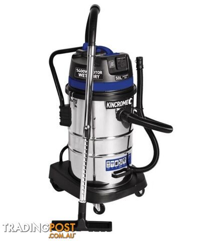 Wet and Dry Garage Vacuums 50L 1400W/240V Kincrome KP704