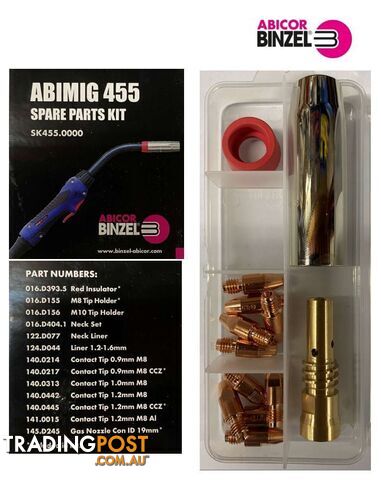 Abimig 455 Spare Parts Kit Binzel SK455.0000