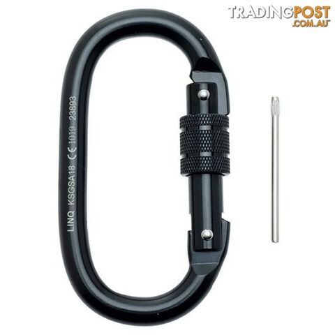 Karabiner - Screw Gate Steel Alloy 18mm KSGSA18