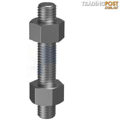 ASTMA A193 / A194 GR B7+2H Hot Dip Galvanised Finish Stud Bolt & Nut Kit Hobson