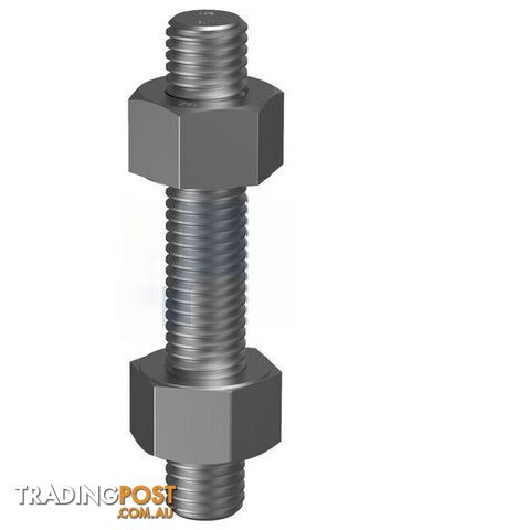 ASTMA A193 / A194 GR B7+2H Hot Dip Galvanised Finish Stud Bolt & Nut Kit Hobson