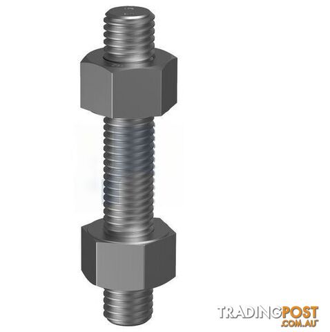 ASTMA A193 / A194 GR B7+2H Hot Dip Galvanised Finish Stud Bolt & Nut Kit Hobson