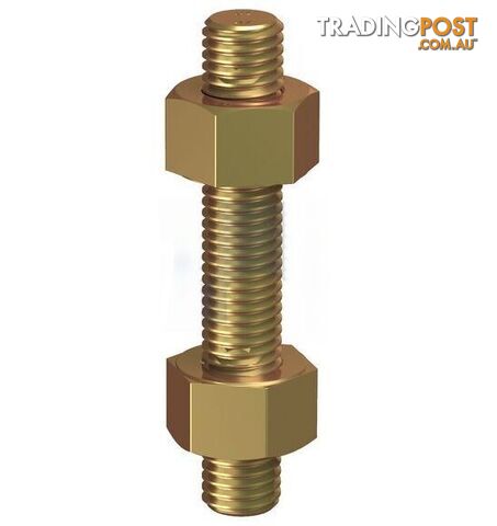 ASTM A193 / A194 GR B7+2H Zinc Yellow Passivate Finish Stud Bolt & Nut Kit...