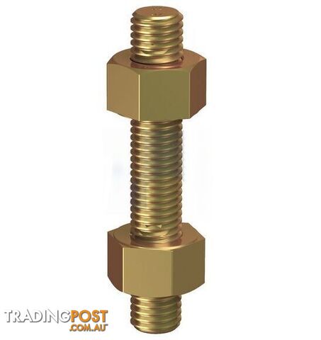 ASTM A193 / A194 GR B7+2H Zinc Yellow Passivate Finish Stud Bolt & Nut Kit...